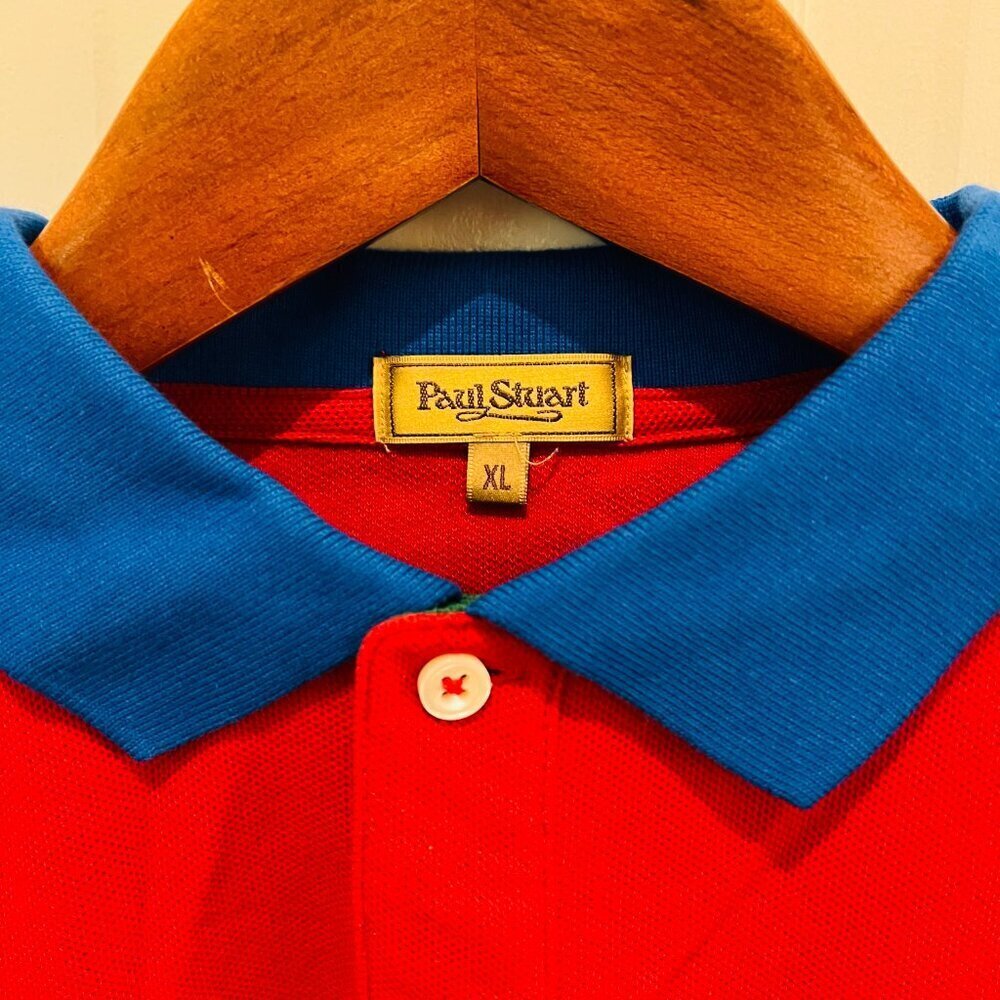 Vintage Paul Stuart Polo Shirt Men's XL Short Sleeve Golf - Picture 9 of 16